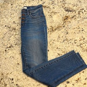 Madewell jeans 9” High Riser skinny skinny size 24